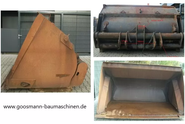High-tipping bucket fixed attachment
